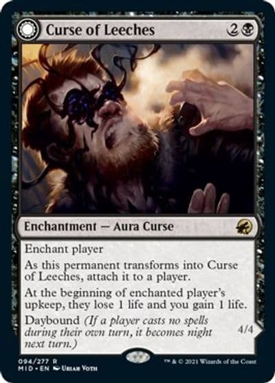 Curse of Leeches Innistrad: Midnight Hunt Magic card