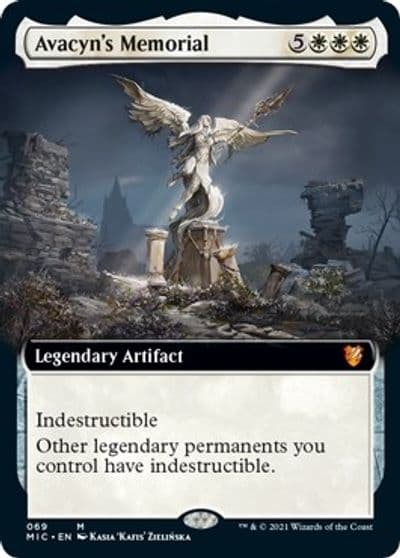 Avacyns Memorial Extended Art Commander: Innistrad: Midnight Hunt Magic card