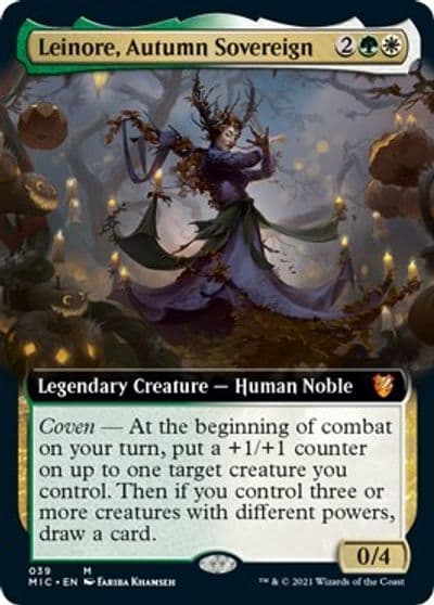 Leinore Autumn Sovereign Extended Art Commander: Innistrad: Midnight Hunt Magic card