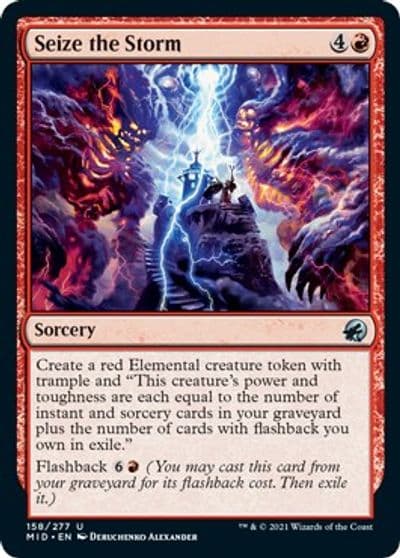 Seize the Storm Innistrad: Midnight Hunt Magic card