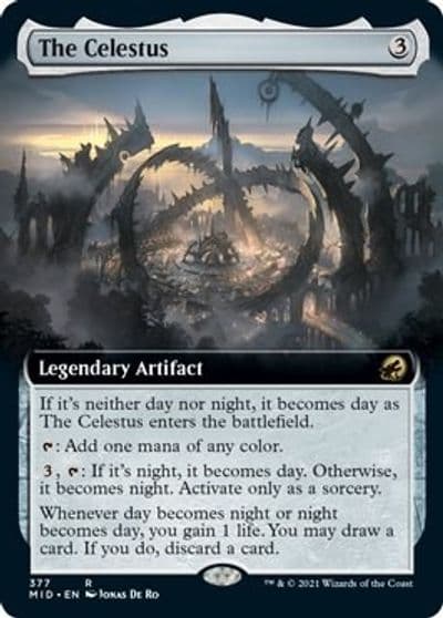 The Celestus Extended Art Innistrad: Midnight Hunt Magic card