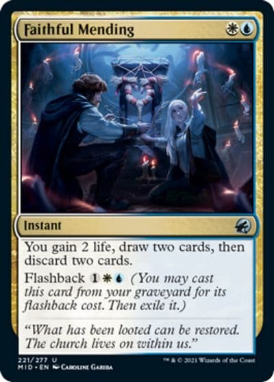 Faithful Mending Innistrad: Midnight Hunt Magic card