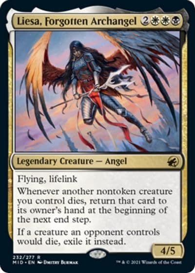 Liesa Forgotten Archangel Innistrad: Midnight Hunt Magic card