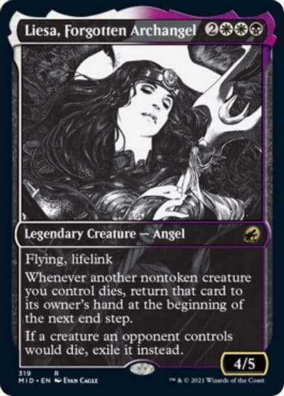 Liesa Forgotten Archangel Showcase Innistrad: Midnight Hunt Magic card
