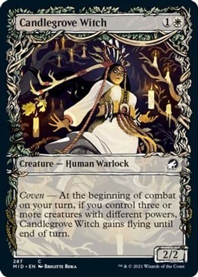 Candlegrove Witch Showcase Innistrad: Midnight Hunt Magic card