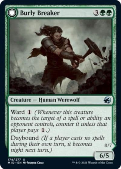 Burly Breaker Innistrad: Midnight Hunt Magic card