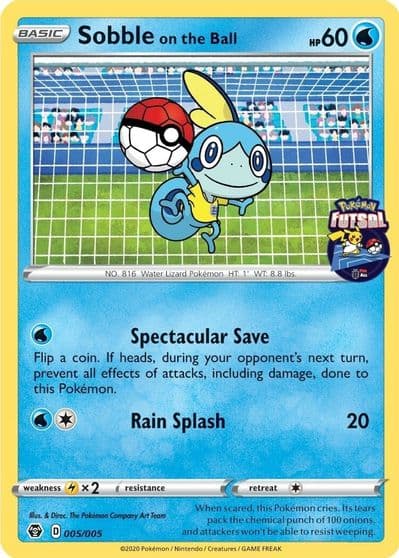 Sobble on the Ball (Pokemon Futsal) Miscellaneous Cards & Products Pokemon card