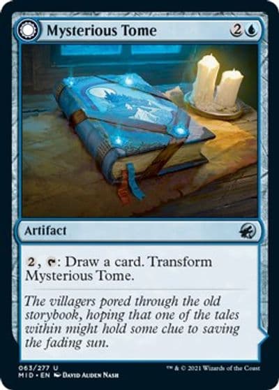 Mysterious Tome Innistrad: Midnight Hunt Magic card