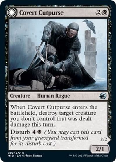 Covert Cutpurse Innistrad: Midnight Hunt Magic card