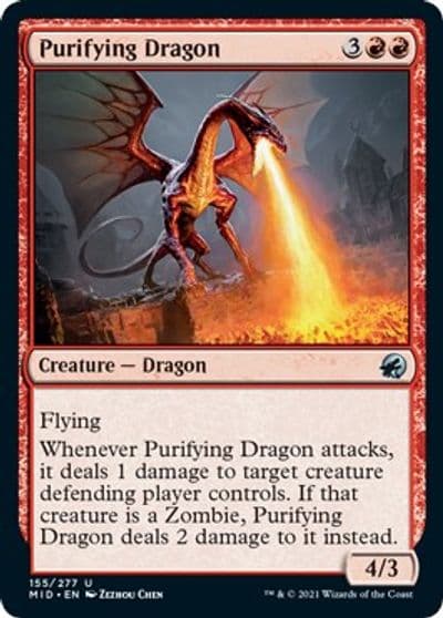 Purifying Dragon Innistrad: Midnight Hunt Magic card