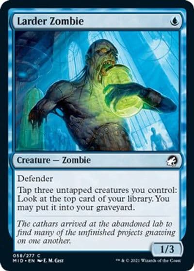 Larder Zombie Innistrad: Midnight Hunt Magic card