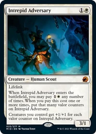 Intrepid Adversary Innistrad: Midnight Hunt Magic card