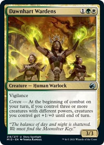 Dawnhart Wardens Innistrad: Midnight Hunt Magic card