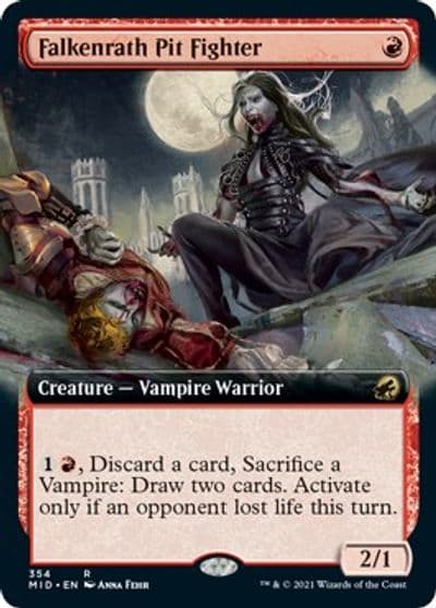 Falkenrath Pit Fighter Extended Art Innistrad: Midnight Hunt Magic card