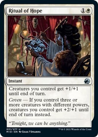 Ritual of Hope Innistrad: Midnight Hunt Magic card