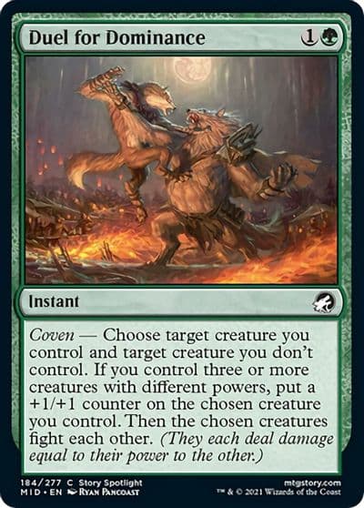 Duel for Dominance Innistrad: Midnight Hunt Magic card