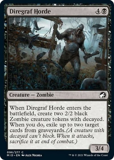 Diregraf Horde Innistrad: Midnight Hunt Magic card