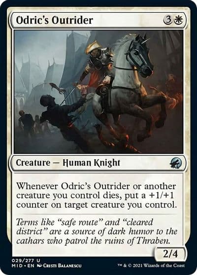 Odrics Outrider Innistrad: Midnight Hunt Magic card