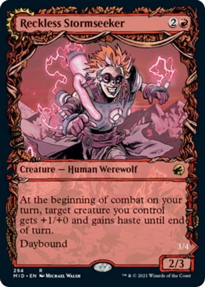 Reckless Stormseeker Showcase Innistrad: Midnight Hunt Magic card