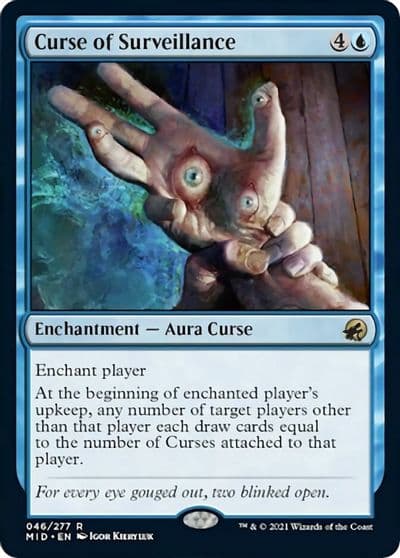 Curse of Surveillance Innistrad: Midnight Hunt Magic card