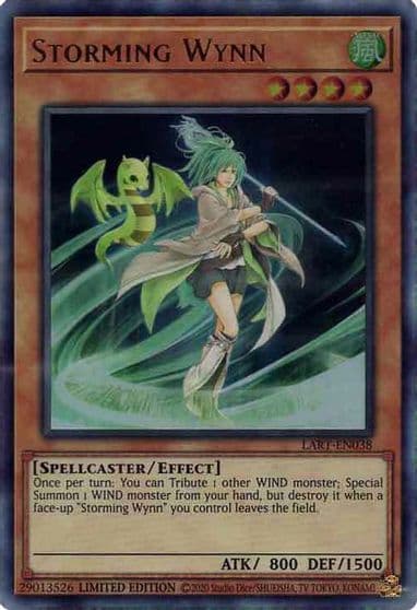 Storming Wynn The Lost Art Promotion Yu-Gi-Oh! card
