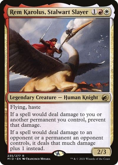 Rem Karolus Stalwart Slayer Innistrad: Midnight Hunt Magic card