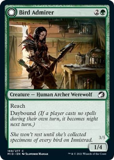 Bird Admirer Innistrad: Midnight Hunt Magic card