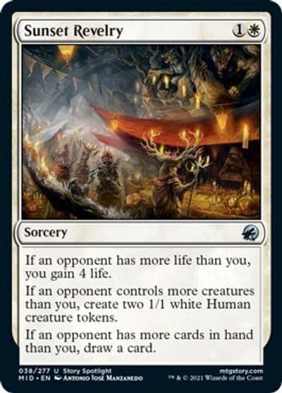 Sunset Revelry Innistrad: Midnight Hunt Magic card