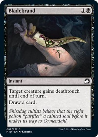 Bladebrand Innistrad: Midnight Hunt Magic card