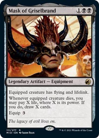 Mask of Griselbrand Innistrad: Midnight Hunt Magic card