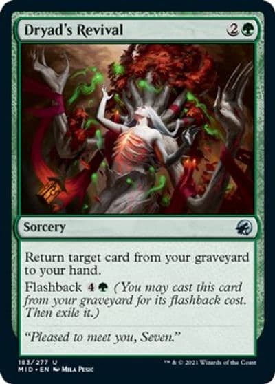 Dryads Revival Innistrad: Midnight Hunt Magic card