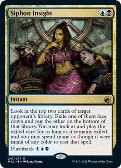 Siphon Insight Innistrad: Midnight Hunt Magic card