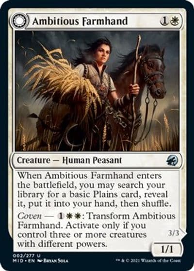 Ambitious Farmhand Innistrad: Midnight Hunt Magic card