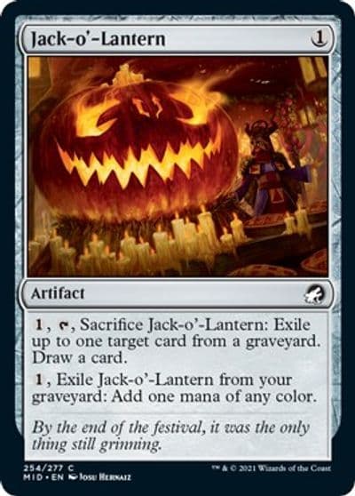 Jack o Lantern Innistrad: Midnight Hunt Magic card