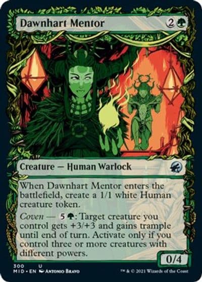 Dawnhart Mentor Showcase Innistrad: Midnight Hunt Magic card