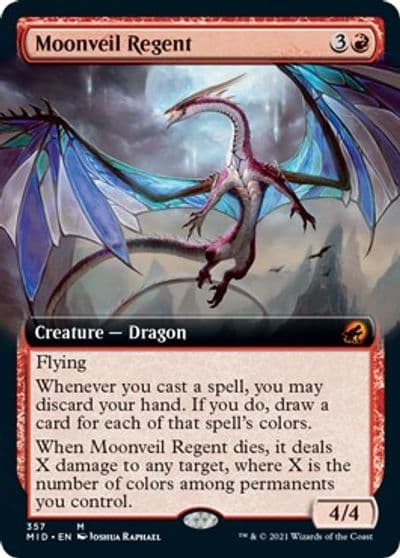 Moonveil Regent Extended Art Innistrad: Midnight Hunt Magic card