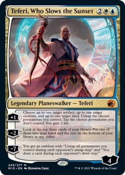 Teferi Who Slows the Sunset Innistrad: Midnight Hunt Magic card