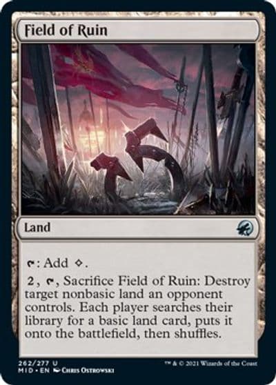 Field of Ruin Innistrad: Midnight Hunt Magic card