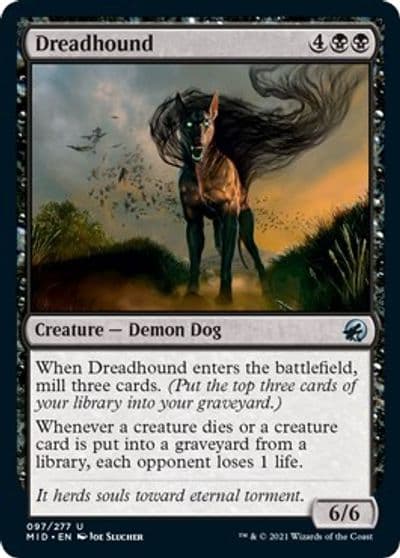 Dreadhound Innistrad: Midnight Hunt Magic card