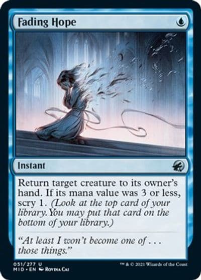 Fading Hope Innistrad: Midnight Hunt Magic card