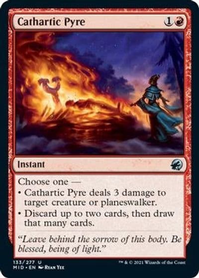 Cathartic Pyre Innistrad: Midnight Hunt Magic card
