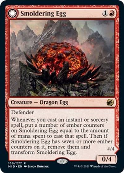 Smoldering Egg Innistrad: Midnight Hunt Magic card