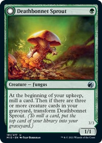 Deathbonnet Sprout Innistrad: Midnight Hunt Magic card