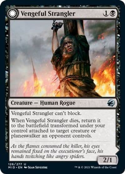 Vengeful Strangler Innistrad: Midnight Hunt Magic card
