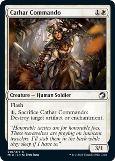 Cathar Commando Innistrad: Midnight Hunt Magic card