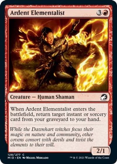 Ardent Elementalist Innistrad: Midnight Hunt Magic card