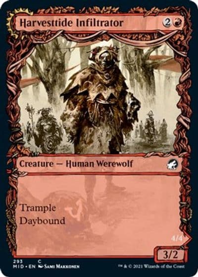 Harvesttide Infiltrator Showcase Innistrad: Midnight Hunt Magic card