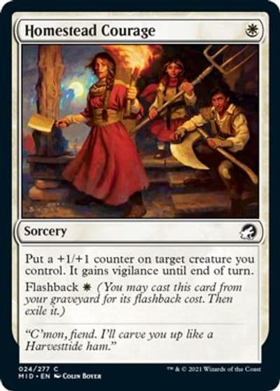 Homestead Courage Innistrad: Midnight Hunt Magic card
