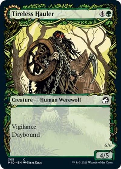 Tireless Hauler Showcase Innistrad: Midnight Hunt Magic card