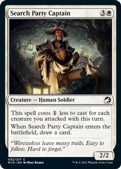 Search Party Captain Innistrad: Midnight Hunt Magic card